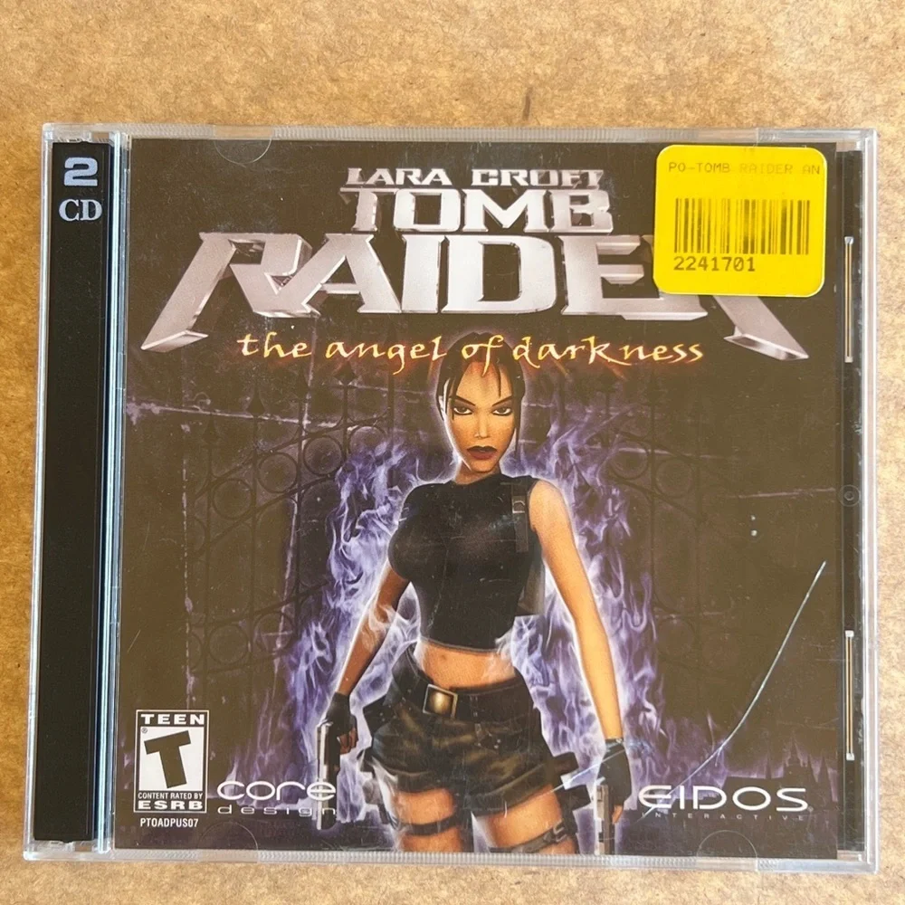 Tomb Raider The Angel Of Darkness PC Game 2 CDs No Manual Jewel Case Cracked